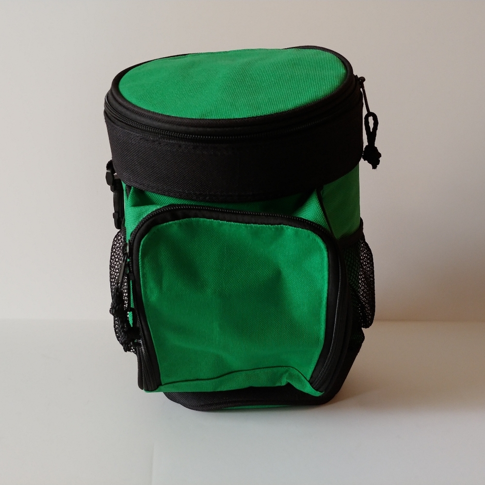 Green Canvas Backpack Structured Small Versatile - image 3